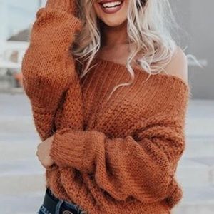 Fuzzy Slouchy Sweater